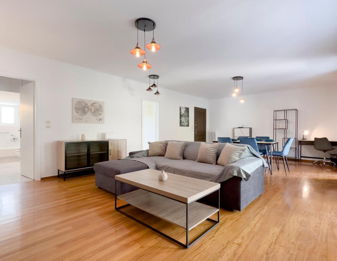 Metamorfoseos Spacious 120Sqm Apt In Alimos Athens Ngoại thất bức ảnh
